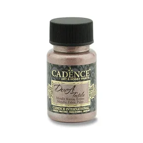 Textilní barva Cadence Dora Textile, met. starorůžová, 50 ml